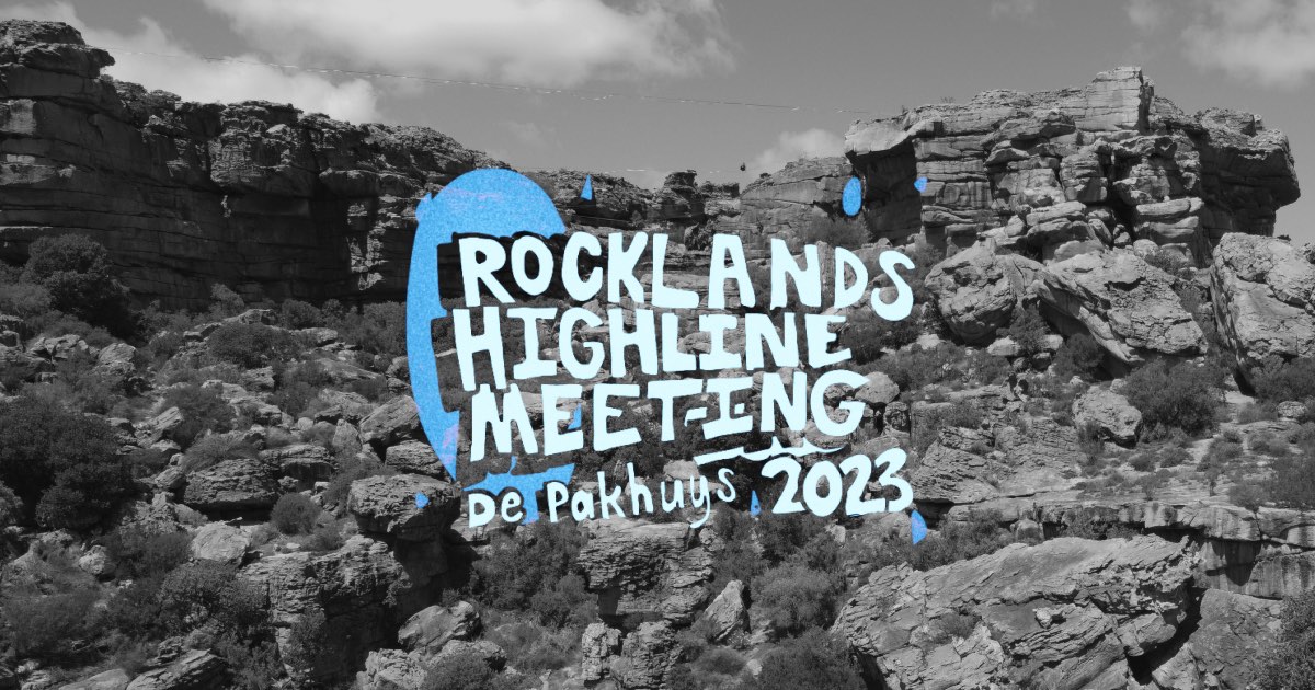Rocklands highline meeting 2023 poster