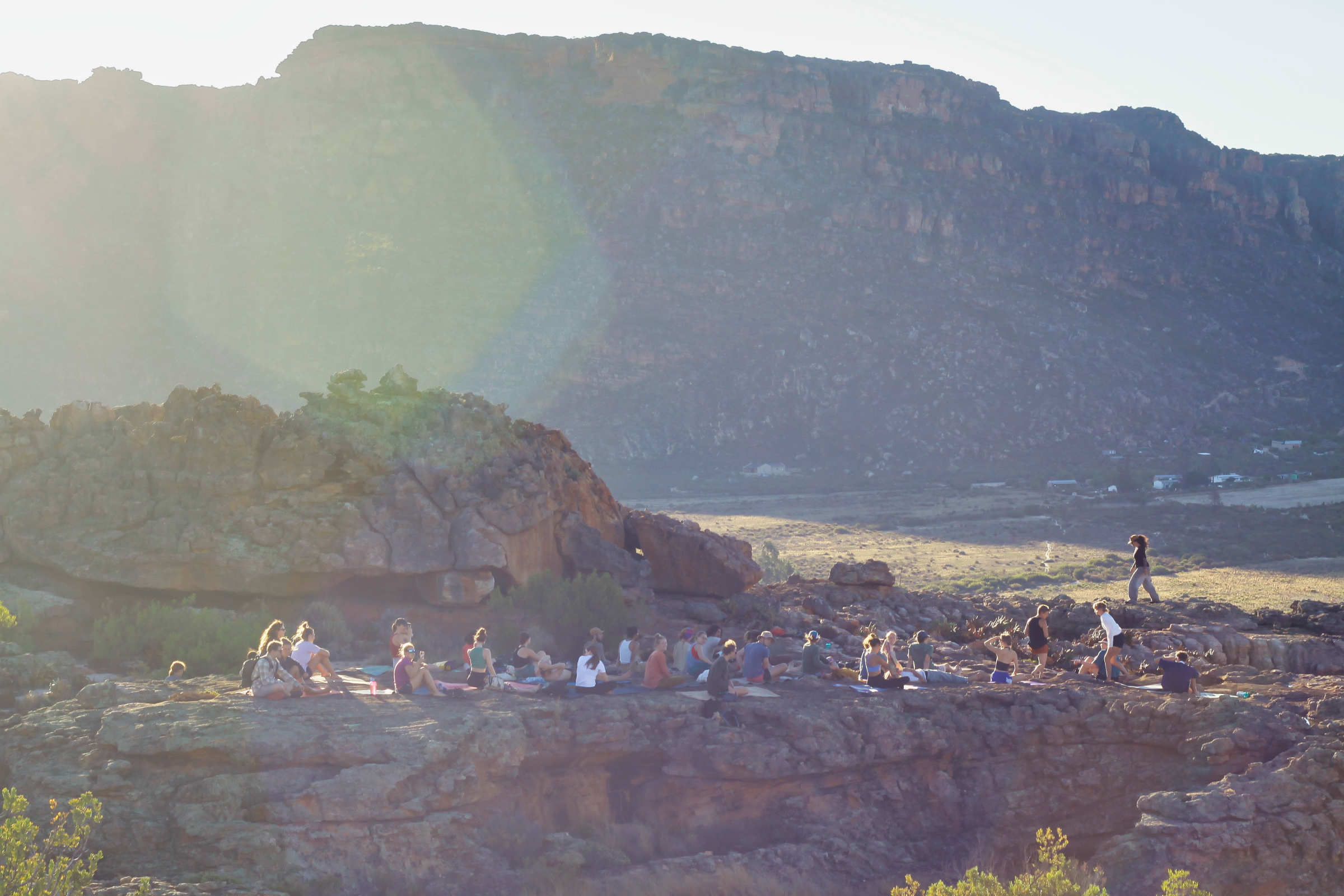 Sunset yoga