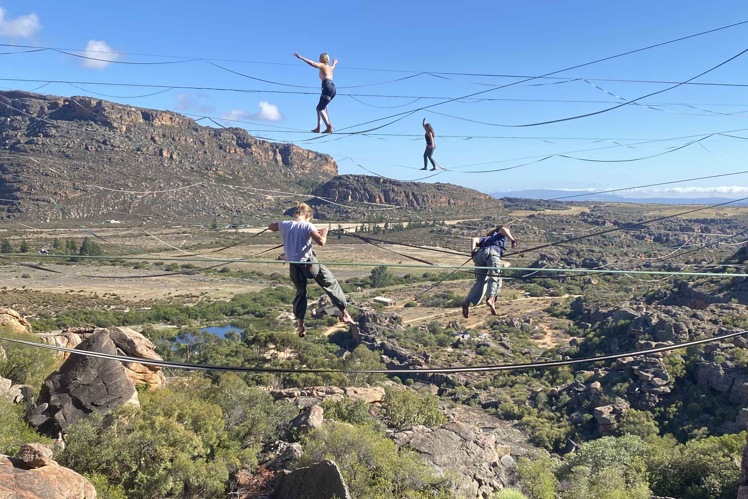 women highliners in south africa